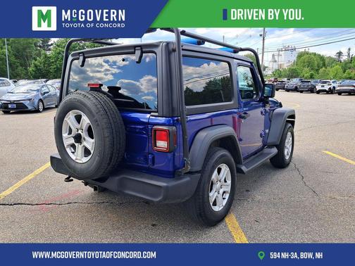 Ocean Blue Metallic Clearcoat 2020 Jeep Wrangler Sport S