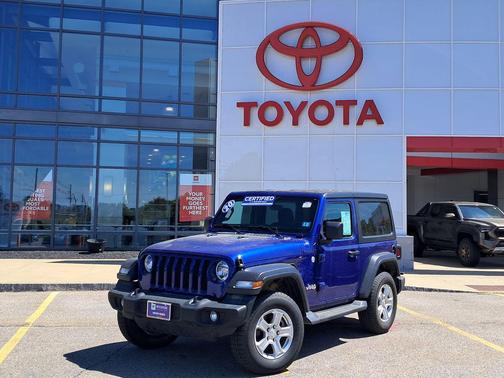 Ocean Blue Metallic Clearcoat 2020 Jeep Wrangler Sport S