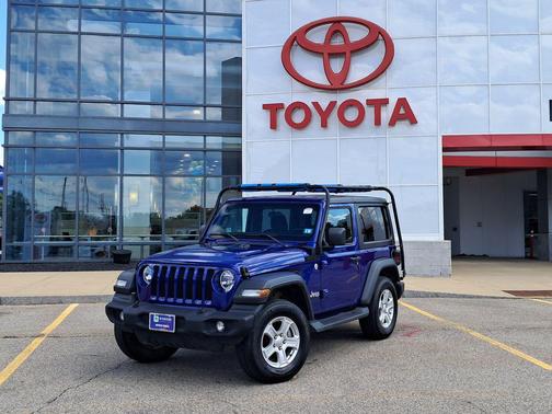 Ocean Blue Metallic Clearcoat 2020 Jeep Wrangler Sport S