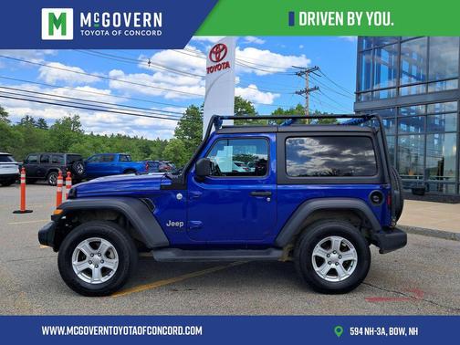 Ocean Blue Metallic Clearcoat 2020 Jeep Wrangler Sport S