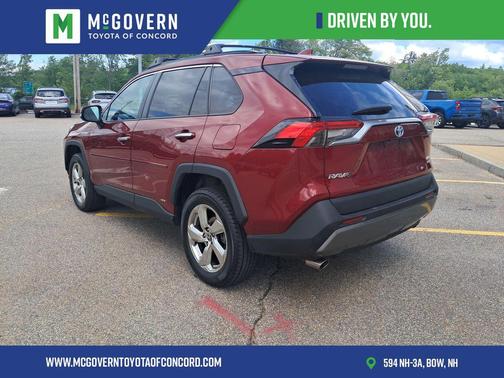 Ruby Flare Pearl 2021 Toyota RAV4 Hybrid Limited