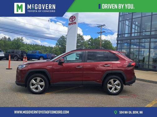 Ruby Flare Pearl 2021 Toyota RAV4 Hybrid Limited