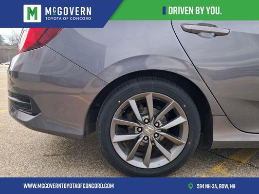 Lunar Silver Metallic 2020 Honda Civic EX