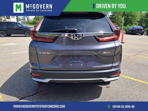 Gray 2021 Honda CR-V AWD EX-L