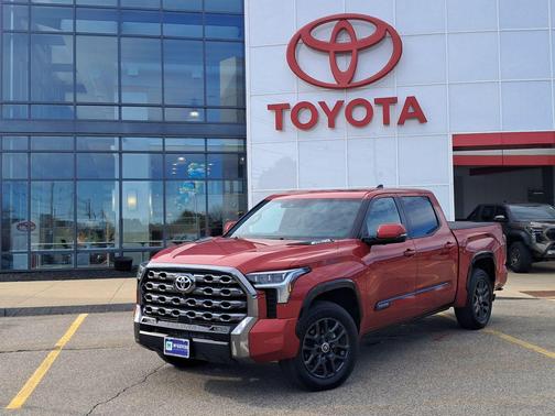 Supersonic Red 2024 Toyota Tundra Hybrid Platinum