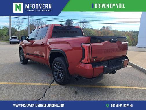 Supersonic Red 2024 Toyota Tundra Hybrid Platinum