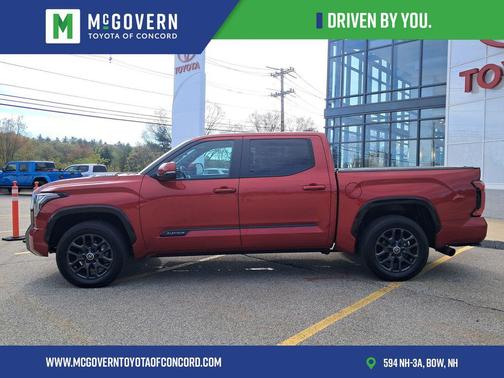 Supersonic Red 2024 Toyota Tundra Hybrid Platinum