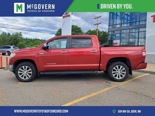 Red 2015 Toyota Tundra Limited