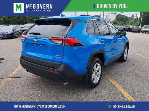 Blue Flame 2021 Toyota RAV4 Hybrid XLE