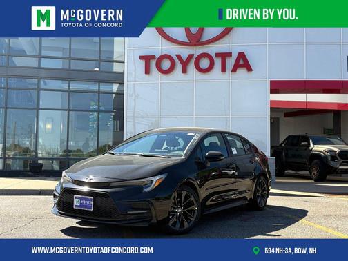 Midnight Black Metallic 2026 Toyota Corolla SE