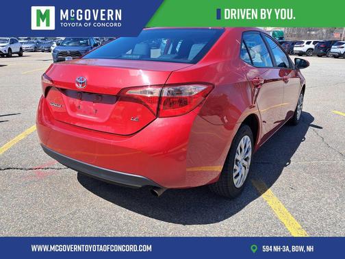 Barcelona Red Metallic 2018 Toyota Corolla LE