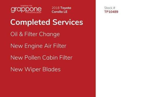 Barcelona Red Metallic 2018 Toyota Corolla LE