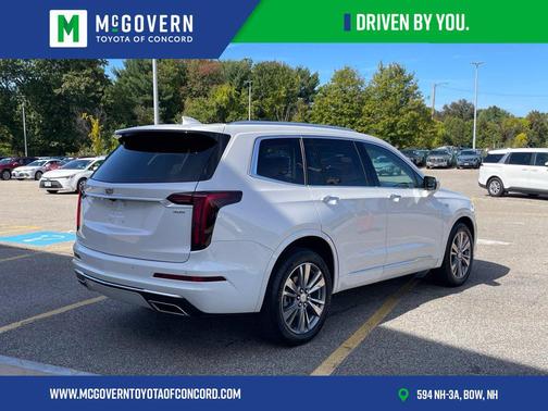 Crystal White Tricoat 2025 Cadillac XT6 Premium Luxury AWD