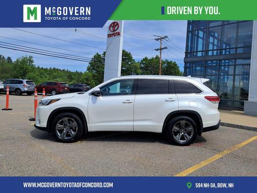 Blizzard Pearl 2018 Toyota Highlander Limited Platinum