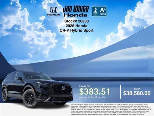 2026 Honda CR-V Hybrid Sport