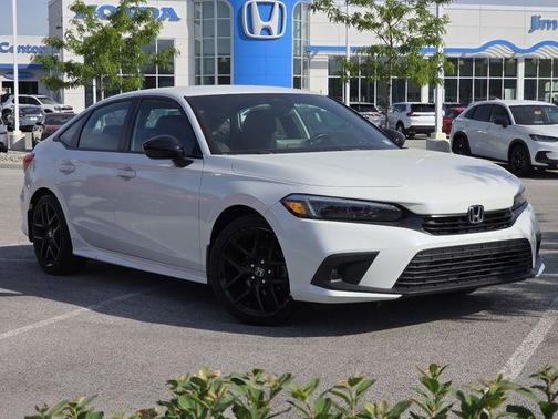 Platinum White Pearl 2023 Honda Civic Sport