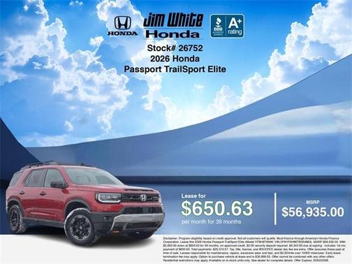 2026 Honda Passport TrailSport Elite