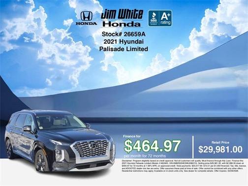 2021 Hyundai PALISADE Limited