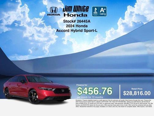 2024 Honda Accord Hybrid Sport-L