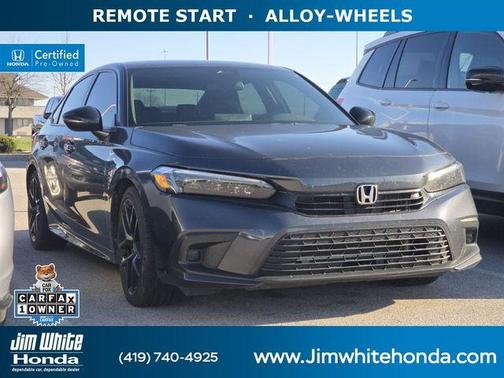 Meteorite Gray Metallic 2023 Honda Civic Sport