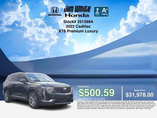 2022 Cadillac XT6 Premium Luxury AWD