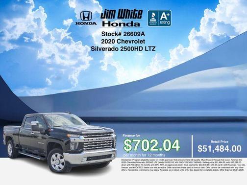 Black 2020 Chevrolet Silverado 2500 LTZ
