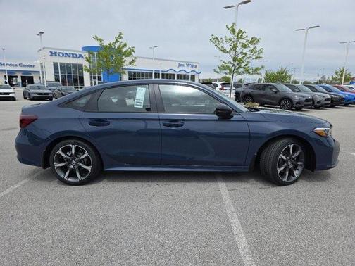 Blue 2026 Honda Civic Hybrid Sport Touring