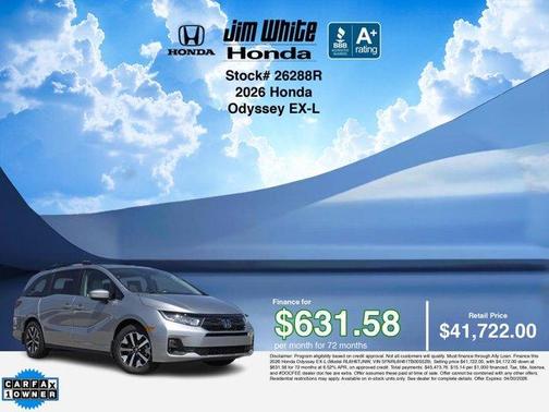 2026 Honda Odyssey EX-L