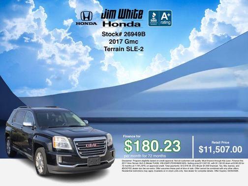 SELECT 2017 GMC Terrain SLE-2