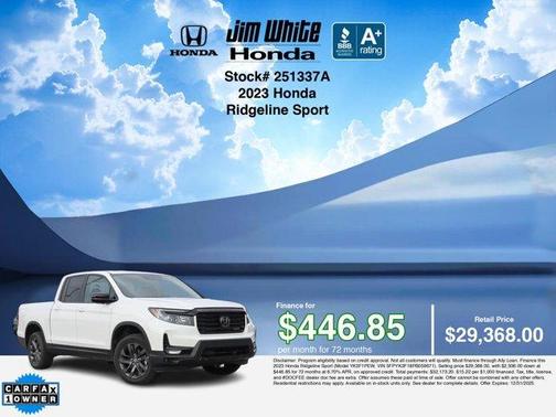 2023 Honda Ridgeline Sport