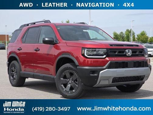 Radiant Red Metallic II 2026 Honda Passport RTL Towing