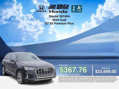 2020 Audi Q7 55 Premium Plus