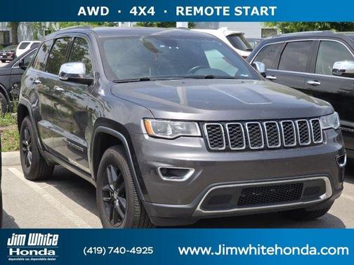 Granite Crystal Clearcoat Metallic 2017 Jeep Grand Cherokee Limited