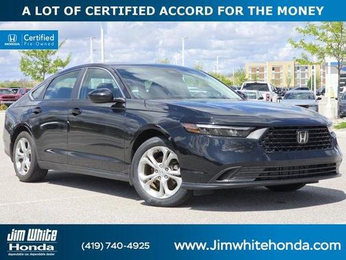 Crystal Black Pearl 2023 Honda Accord LX