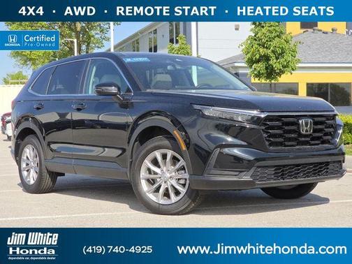 Crystal Black Pearl 2024 Honda CR-V EX