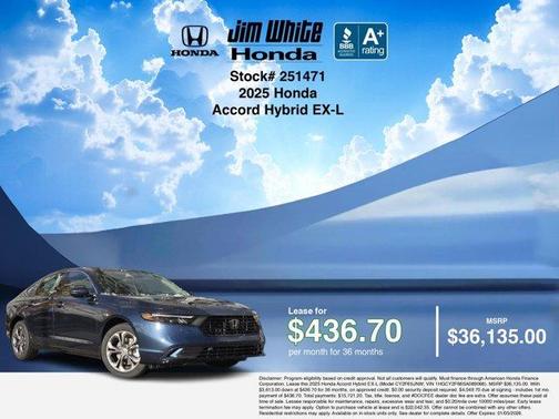 2025 Honda Accord Hybrid EX-L