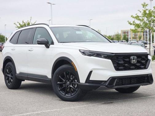 Platinum White Pearl 2026 Honda CR-V Hybrid Sport-L