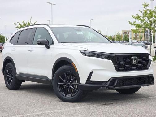 Platinum White Pearl 2026 Honda CR-V Hybrid Sport-L