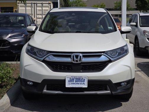 White Diamond Pearl 2018 Honda CR-V EX-L
