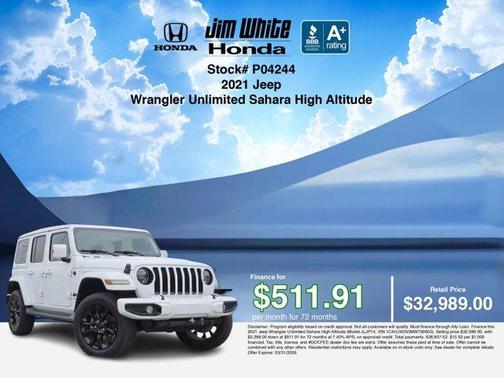 2021 Jeep Wrangler Unlimited Sahara Altitude