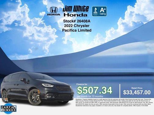 2022 Chrysler Pacifica Limited