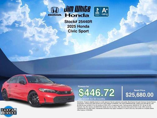 2025 Honda Civic Sport