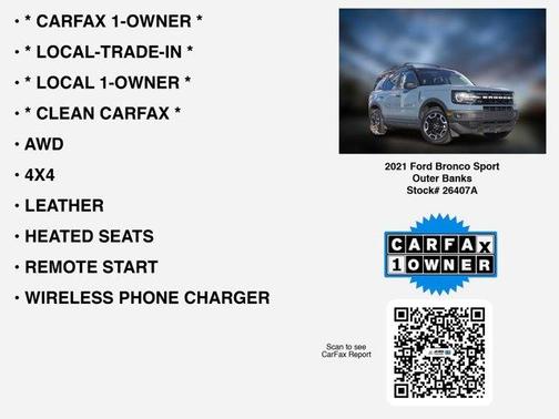 2021 Ford Bronco Sport Outer Banks
