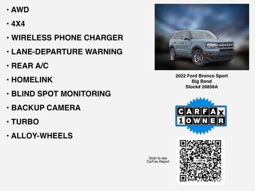 Area 51 2022 Ford Bronco Sport Big Bend