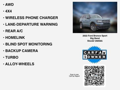 Area 51 2022 Ford Bronco Sport Big Bend