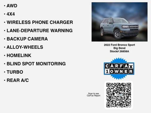 Area 51 2022 Ford Bronco Sport Big Bend