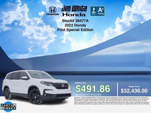 2022 Honda Pilot Special Edition