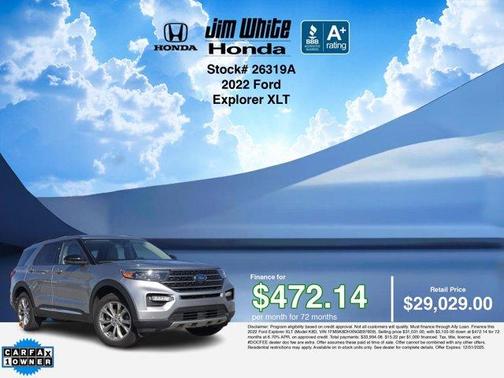 2022 Ford Explorer XLT