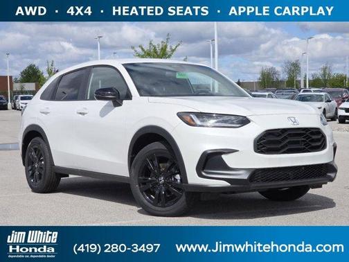 Platinum White Pearl 2026 Honda HR-V Sport