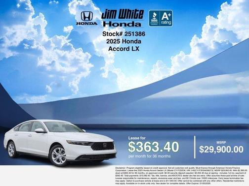 2025 Honda Accord LX
